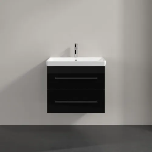 VILLEROY BOCH Avento toaletní skříňka, 2 výsuvy, 630 x 514 x 484 mm, Crystal Black #A89000B3, obrázek 3