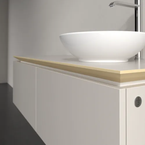 VILLEROY BOCH Legato toaletní skříňka, s osvětlením, 2 výsuvy, 1200 x 380 x 500 mm, Soft Grey / Soft Grey #B581L0VK, obrázek 4