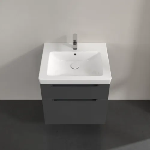 VILLEROY BOCH Subway 2.0 Vanity unit, 2 výsuvy, 587 x 590 x 454 mm, lesklá šedá #A90910FP, obrázek 5