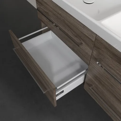 VILLEROY BOCH Avento toaletní skříňka, 4 výsuvy, 1180 x 514 x 484 mm, dub kamenný #A89300RK, obrázek 13
