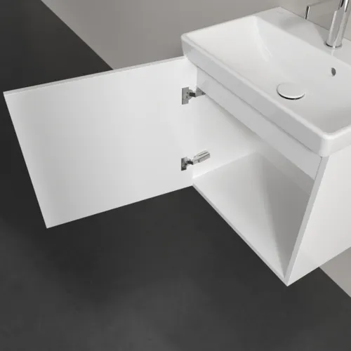 VILLEROY BOCH Avento toaletní skříňka, 1 dvířka, 526 x 514 x 384 mm, lesklá bílá #A88800VE, obrázek 6