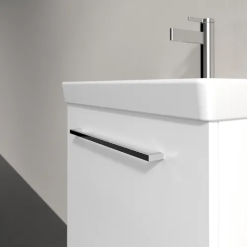 VILLEROY BOCH Avento toaletní skříňka, 1 dvířka, 526 x 514 x 384 mm, lesklá bílá #A88800VE, obrázek 5