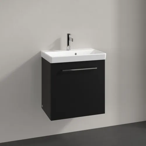 VILLEROY BOCH Avento toaletní skříňka, 1 dveře, 526 x 514 x 384 mm, Volcano Black #A88800VL, obrázek 2