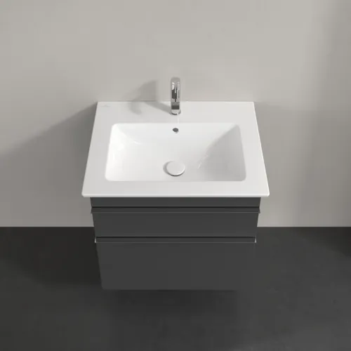 VILLEROY BOCH Venticello toaletní skříňka, 2 výsuvy, 603 x 590 x 502 mm, lesklá šedá / lesklá šedá #A92401FP, obrázek 4