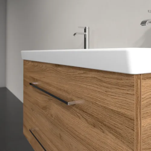 VILLEROY BOCH Avento toaletní skříňka, 2 výsuvy, 976 x 514 x 484 mm, dub Kansas #A89200RH, obrázek 9
