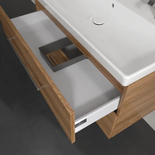 VILLEROY BOCH Avento toaletní skříňka, 2 výsuvy, 976 x 514 x 484 mm, dub Kansas #A89200RH, obrázek 11