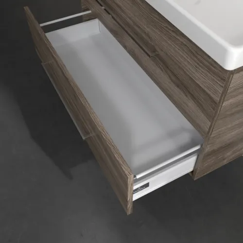 VILLEROY BOCH Avento toaletní skříňka, 2 výsuvy, 976 x 514 x 484 mm, dub kamenný #A89200RK, obrázek 13