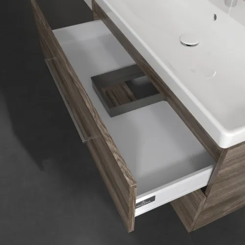 VILLEROY BOCH Avento toaletní skříňka, 2 výsuvy, 976 x 514 x 484 mm, dub kamenný #A89200RK, obrázek 14