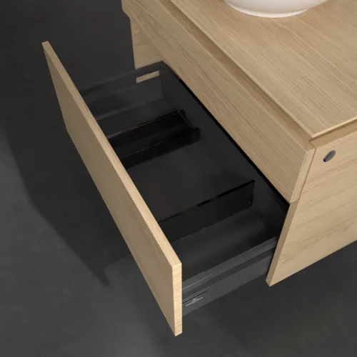 VILLEROY BOCH Legato toaletní skříňka, 2 výsuvy, 800 x 550 x 500 mm, severský dub / severský dub #B57000VJ, obrázek 6