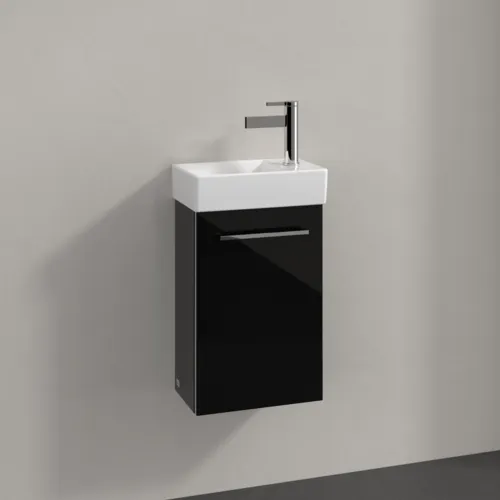 VILLEROY BOCH Avento toaletní skříňka, 1 dvířka, 340 x 514 x 234 mm, Crystal Black #A87600B3, obrázek 2