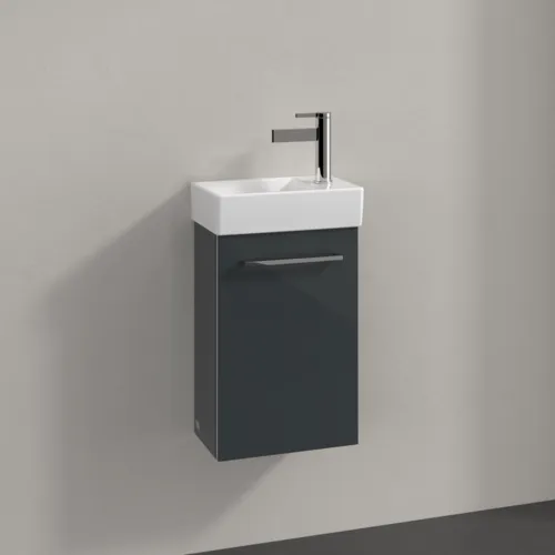 VILLEROY BOCH Avento toaletní skříňka, 1 dvířka, 340 x 514 x 234 mm, Crystal Grey #A87600B1, obrázek 2