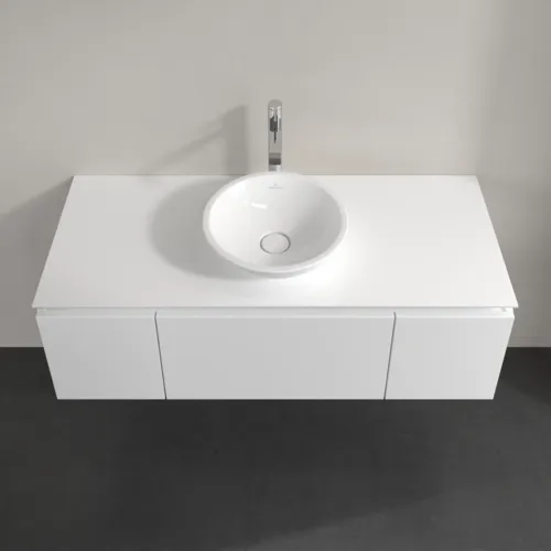 VILLEROY BOCH Legato toaletní skříňka, 3 výsuvy, 1200 x 380 x 500 mm, lesklá bílá / lesklá bílá #B57700DH, obrázek 4