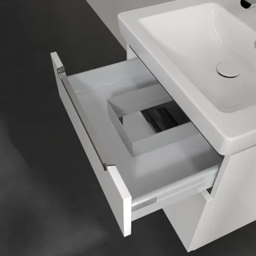VILLEROY BOCH Subway 2.0 Vanity unit, 2 výsuvy, 587 x 590 x 454 mm, bílá matná #A90910MS, obrázek 7