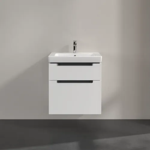 VILLEROY BOCH Subway 2.0 Vanity unit, 2 výsuvy, 587 x 590 x 454 mm, bílá matná #A90910MS, obrázek 3