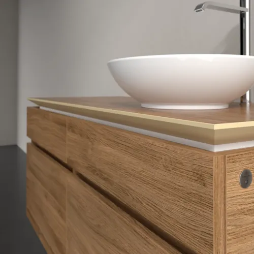 VILLEROY BOCH Legato toaletní skříňka, s osvětlením, 4 výsuvy, 1200 x 550 x 500 mm, dub Kansas / dub Kansas #B582L0RH, obrázek 4