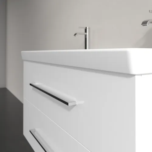 VILLEROY BOCH Avento toaletní skříňka, 2 výsuvy, 976 x 514 x 484 mm, lesklá bílá #A89200VE, obrázek 5