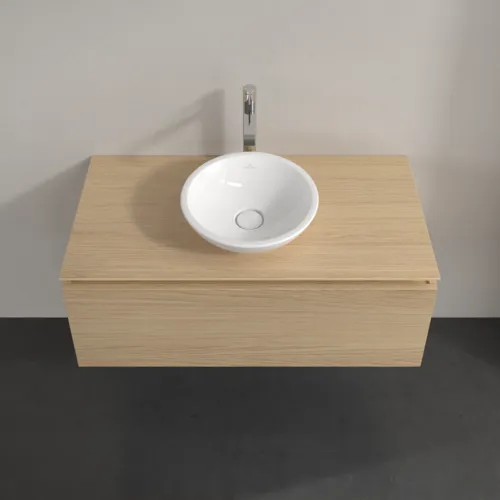 VILLEROY BOCH Legato toaletní skříňka, 1 zásuvka, 1000 x 380 x 500 mm, severský dub / severský dub #B57100VJ, obrázek 4