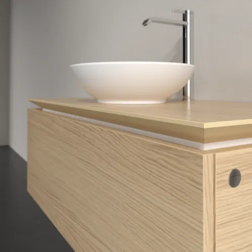 VILLEROY BOCH Legato toaletní skříňka, 1 zásuvka, 1000 x 380 x 500 mm, severský dub / severský dub #B57100VJ, obrázek 5