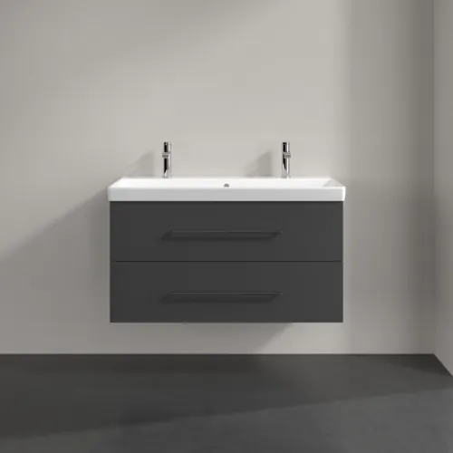 VILLEROY BOCH Avento toaletní skříňka, 2 výsuvy, 976 x 514 x 484 mm, grafitová barva #A89200VR, obrázek 3