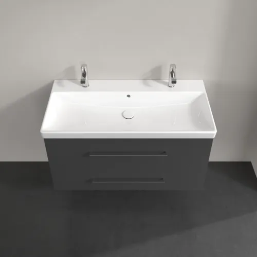 VILLEROY BOCH Avento toaletní skříňka, 2 výsuvy, 976 x 514 x 484 mm, grafitová barva #A89200VR, obrázek 4