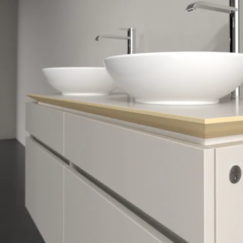 VILLEROY BOCH Legato toaletní skříňka, s osvětlením, 4 výsuvy, 1200 x 550 x 500 mm, Soft Grey / Soft Grey #B584L0VK, obrázek 4
