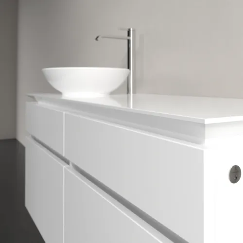 VILLEROY BOCH Legato toaletní skříňka, s osvětlením, 4 výsuvy, 1200 x 550 x 500 mm, lesklá bílá / lesklá bílá #B580L0DH, obrázek 4