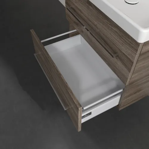 VILLEROY BOCH Avento toaletní skříňka, 2 výsuvy, 626 x 514 x 484 mm, dub kamenný #A89000RK, obrázek 10