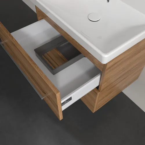 VILLEROY BOCH Avento toaletní skříňka, 2 výsuvy, 626 x 514 x 484 mm, dub Kansas #A89000RH, obrázek 14