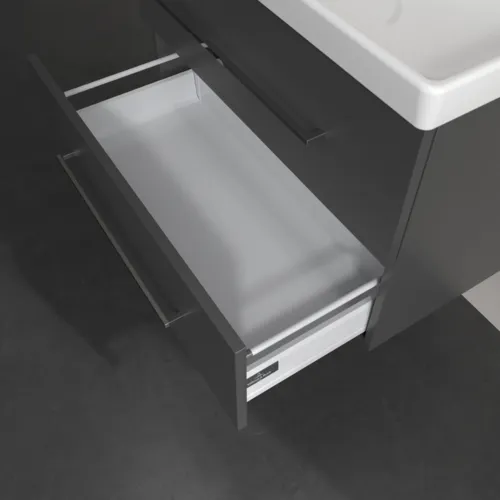 VILLEROY BOCH Avento toaletní skříňka, 2 výsuvy, 776 x 514 x 484 mm, grafitová barva #A89100VR, obrázek 6