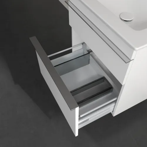 VILLEROY BOCH Venticello toaletní skříňka, 2 výsuvy, 553 x 590 x 502 mm, bílá matná / bílá matná #A92301MS, obrázek 6