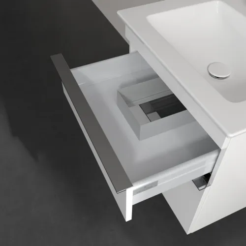 VILLEROY BOCH Venticello toaletní skříňka, 2 výsuvy, 553 x 590 x 502 mm, bílá matná / bílá matná #A92301MS, obrázek 7