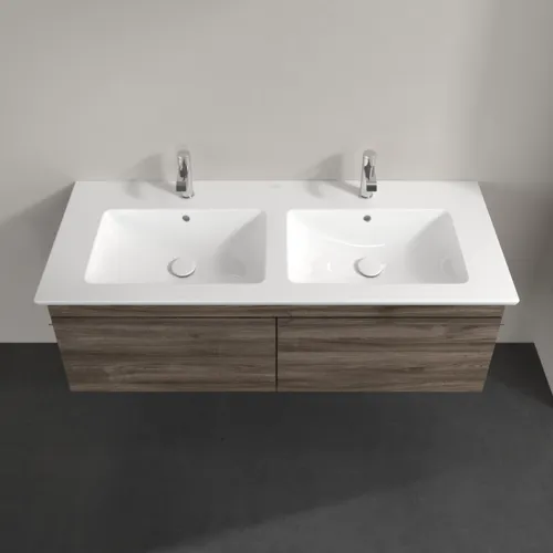 VILLEROY BOCH Toaletní skříňka Venticello, 2 výsuvy, 1253 x 420 x 502 mm, Kamenný dub / Kamenný dub #A93901RK, obrázek 4