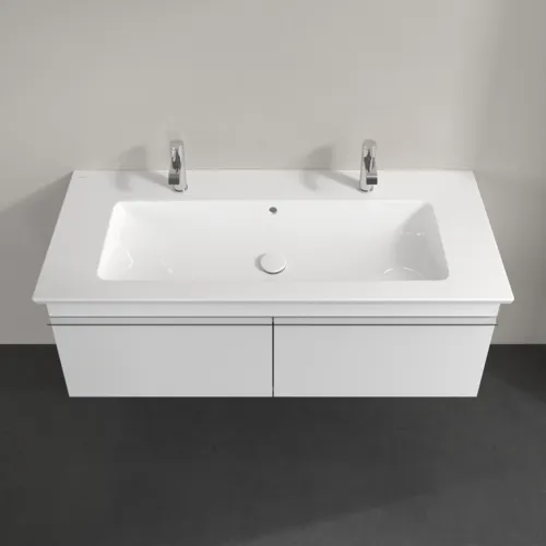 VILLEROY BOCH Venticello toaletní skříňka, 2 výsuvy, 1153 x 420 x 502 mm, bílá matná / bílá matná #A93801MS, obrázek 4