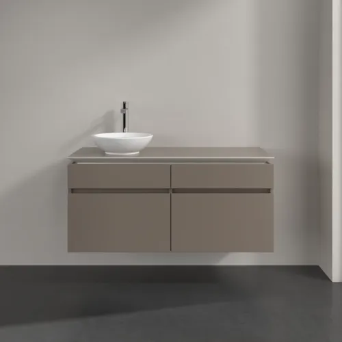 VILLEROY BOCH Legato toaletní skříňka, 4 výsuvy, 1200 x 550 x 500 mm, Truffle Grey / Truffle Grey #B58000VG, obrázek 3