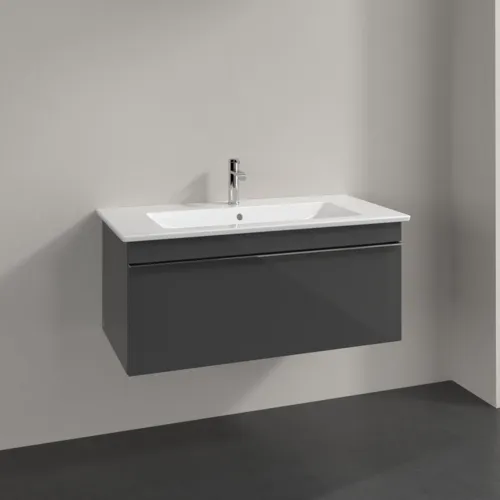 VILLEROY BOCH Venticello toaletní skříňka, 1 zásuvka, 953 x 420 x 502 mm, lesklá šedá / lesklá šedá #A93501FP, obrázek 2