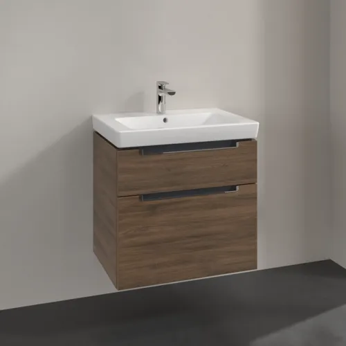 VILLEROY BOCH Subway 2.0 Vanity unit, 2 výsuvy, 637 x 590 x 454 mm, Arizona Oak #A91010VH, obrázek 2