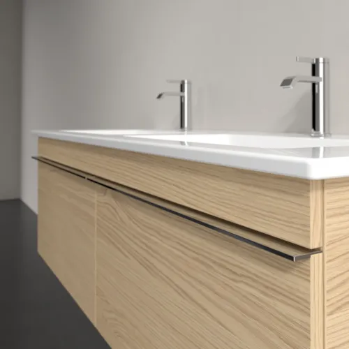 VILLEROY BOCH Toaletní skříňka Venticello, 2 výsuvy, 1253 x 420 x 502 mm, severský dub / severský dub #A93901VJ, obrázek 5
