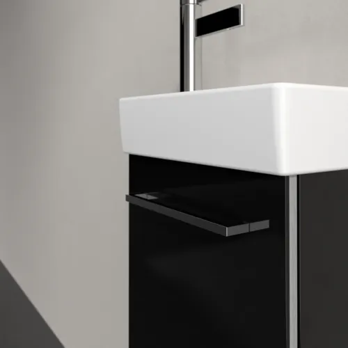 VILLEROY BOCH Avento toaletní skříňka, 1 dvířka, 340 x 514 x 234 mm, Crystal Black #A87601B3, obrázek 5
