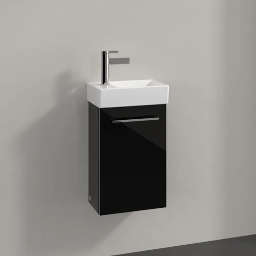 VILLEROY BOCH Avento toaletní skříňka, 1 dvířka, 340 x 514 x 234 mm, Crystal Black #A87601B3, obrázek 2
