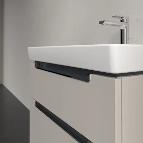 VILLEROY BOCH Subway 2.0 Vanity unit, 2 výsuvy, 637 x 590 x 454 mm, Soft Grey #A91010VK, obrázek 5