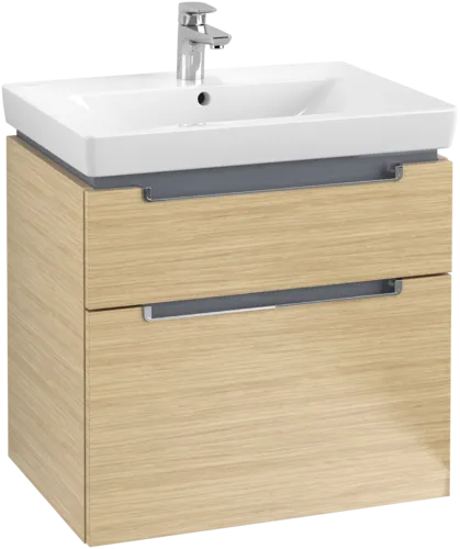 VILLEROY BOCH Subway 2.0 Vanity unit, 2 výsuvy, 637 x 590 x 454 mm, dub severský #A91010VJ, obrázek 1