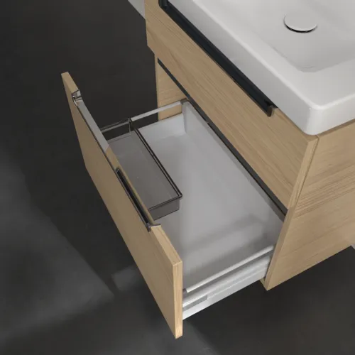 VILLEROY BOCH Subway 2.0 Vanity unit, 2 výsuvy, 637 x 590 x 454 mm, dub severský #A91010VJ, obrázek 6