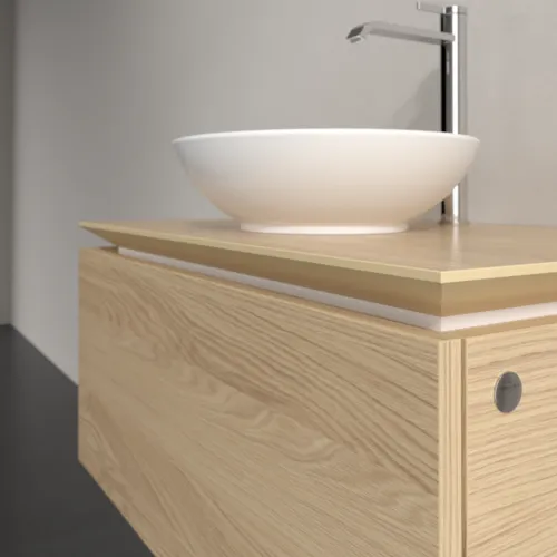 VILLEROY BOCH Legato toaletní skříňka, 1 zásuvka, 800 x 380 x 500 mm, severský dub / severský dub #B56900VJ, obrázek 5