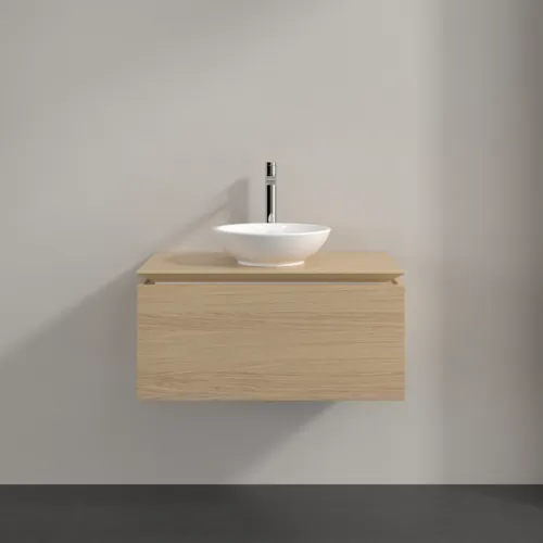 VILLEROY BOCH Legato toaletní skříňka, 1 zásuvka, 800 x 380 x 500 mm, severský dub / severský dub #B56900VJ, obrázek 3