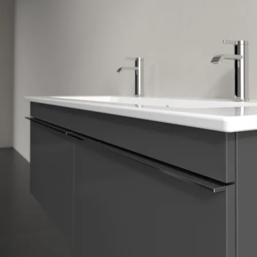 VILLEROY BOCH Venticello toaletní skříňka, 2 výsuvy, 1153 x 420 x 502 mm, lesklá šedá / lesklá šedá #A93801FP, obrázek 5