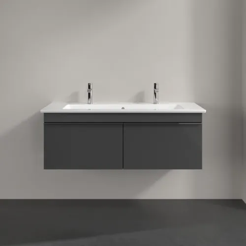 VILLEROY BOCH Venticello toaletní skříňka, 2 výsuvy, 1153 x 420 x 502 mm, lesklá šedá / lesklá šedá #A93801FP, obrázek 3