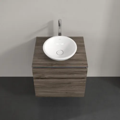 VILLEROY BOCH Legato toaletní skříňka, 2 výsuvy, 600 x 550 x 500 mm, Kamenný dub / Kamenný dub #B56800RK, obrázek 4