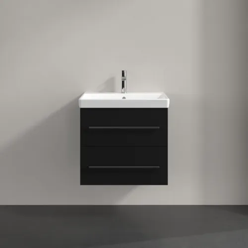 VILLEROY BOCH Avento toaletní skříňka, 2 výsuvy, 576 x 514 x 484 mm, Volcano Black #A88900VL, obrázek 3