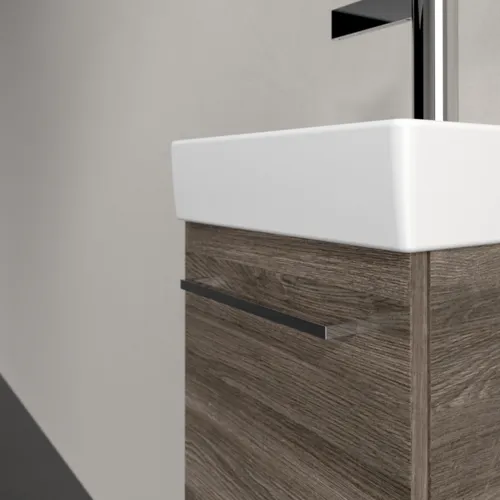 VILLEROY BOCH Avento toaletní skříňka, 1 dvířka, 340 x 514 x 234 mm, dub kamenný #A87600RK, obrázek 9