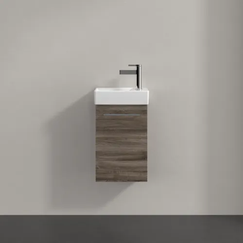 VILLEROY BOCH Avento toaletní skříňka, 1 dvířka, 340 x 514 x 234 mm, dub kamenný #A87600RK, obrázek 4